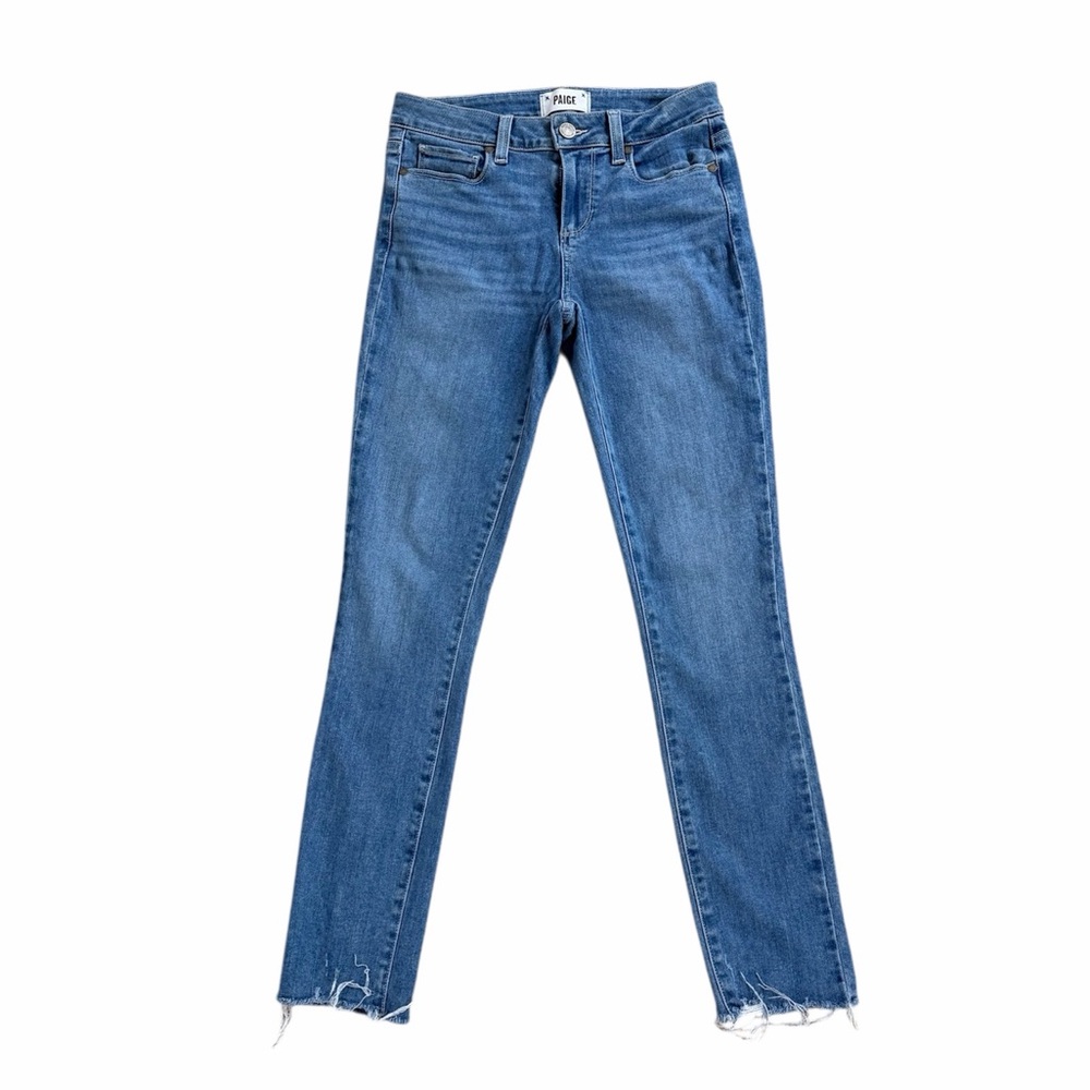 Paige Skyline Ankle‎ Peg Jeans in Bella Blu Size 26